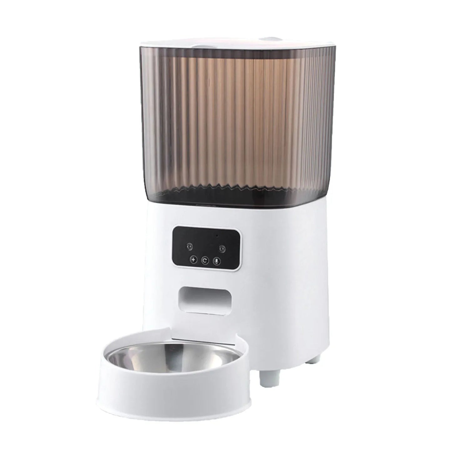 Distributeur Automatique de Nourriture pour Chats et Chiens-5L avec Connexion Wi-Fi et Mode Double Alimentation